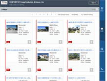 Tablet Screenshot of century21douganderson.com
